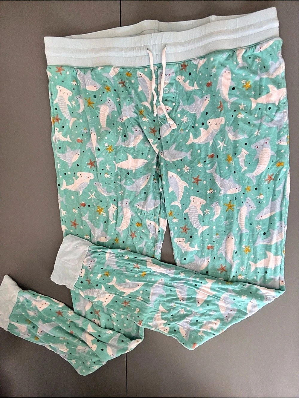 Little sleepies shark joggers